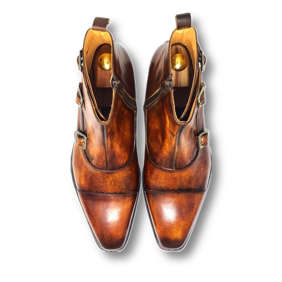Proper & Flow Other - Triple Monk Leather Boot.